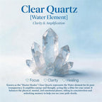 BuddhaKeep Natural Clear Quartz Master Healing Clarity Vintage Bracelet