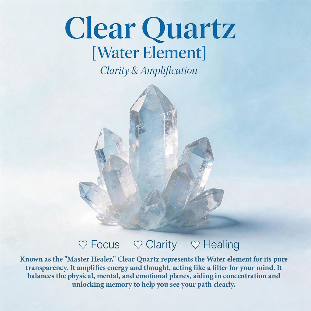 BuddhaKeep Natural Clear Quartz Master Healing Clarity Vintage Bracelet