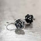 Silver Earrings Clarity Protection Tibetan Amulet