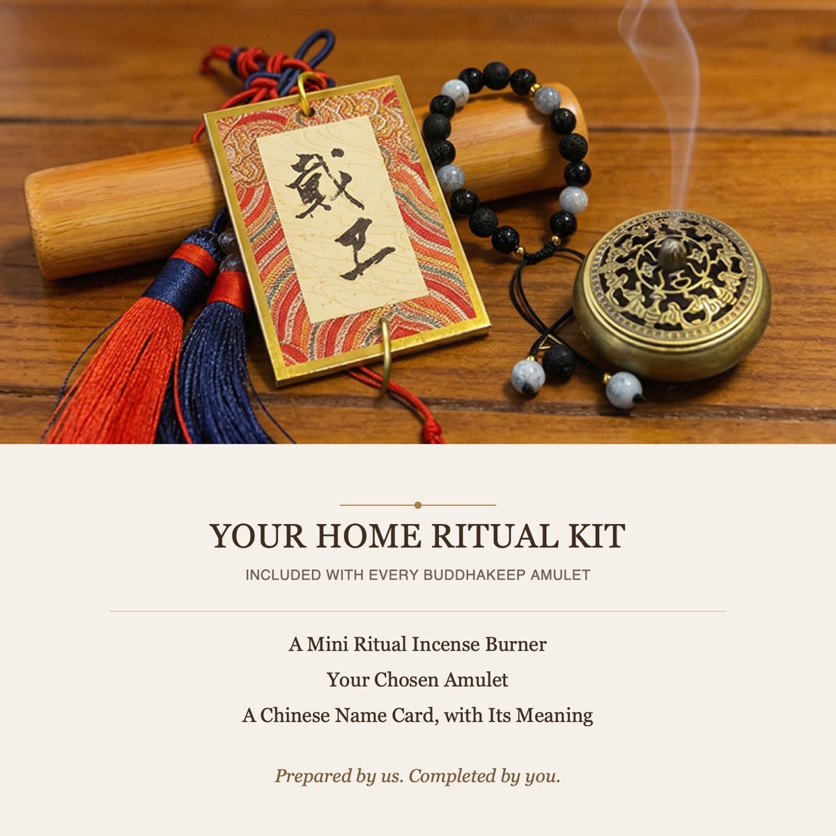 Home Ritual Kit Included With Every BuddhaKeep Amulet